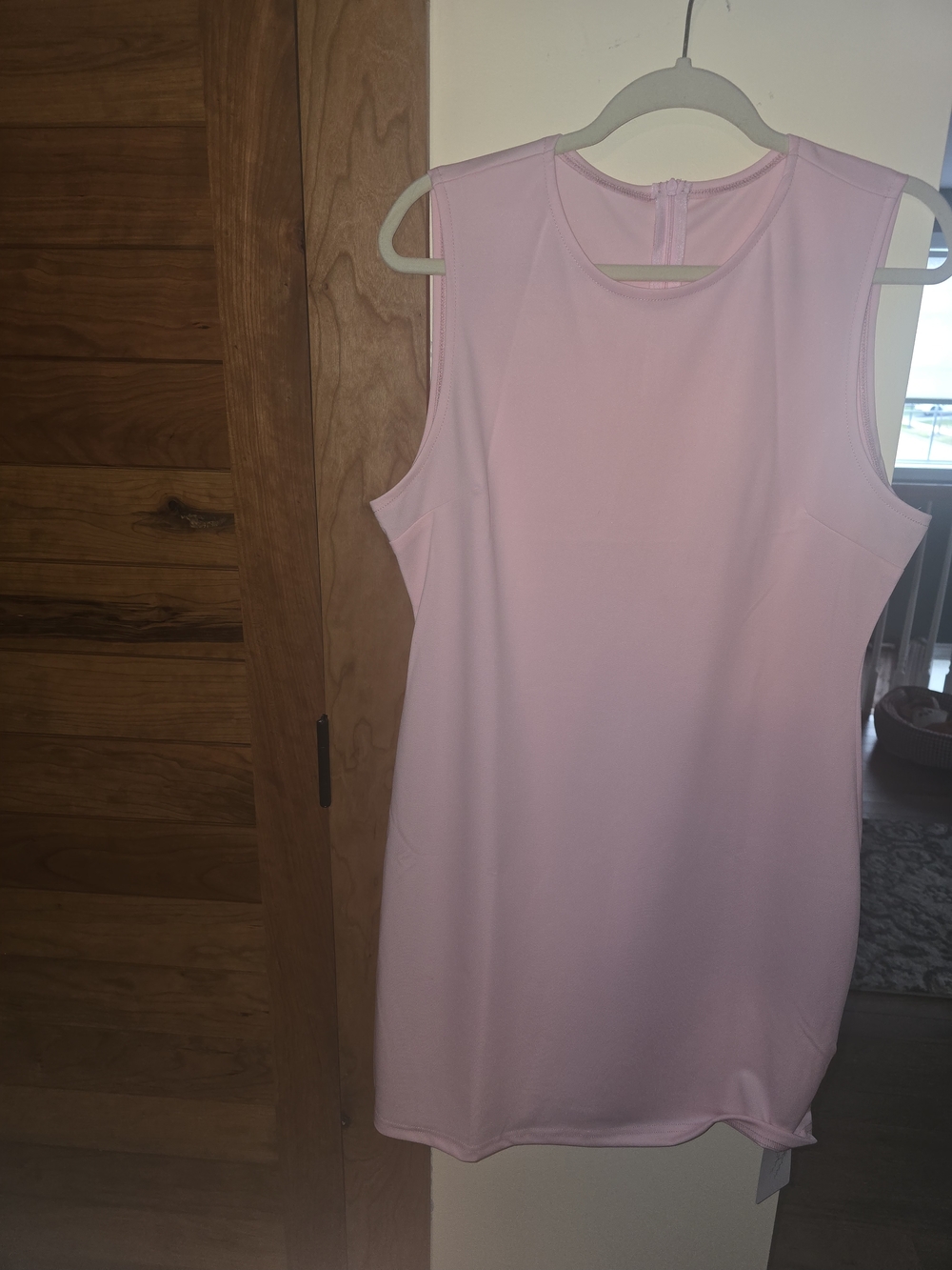 COS Soft Pink Sleeveless Shift Dress